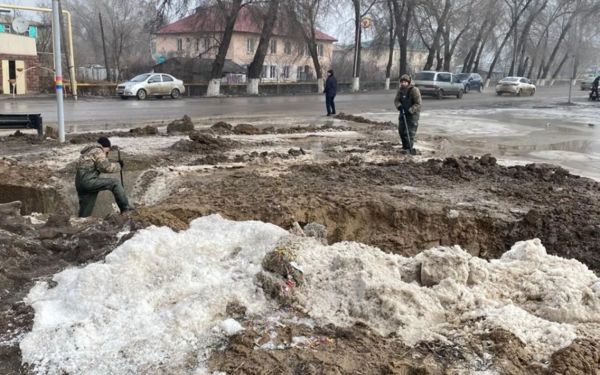 «Осторожно! Резкое потепление»: как акимат Жамбылского района борется с подтоплениями