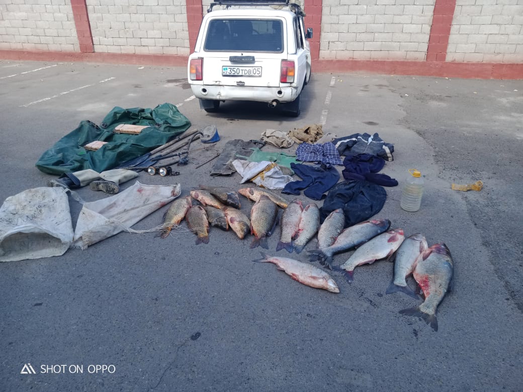 Рыбаков задержали в Алматинской области 