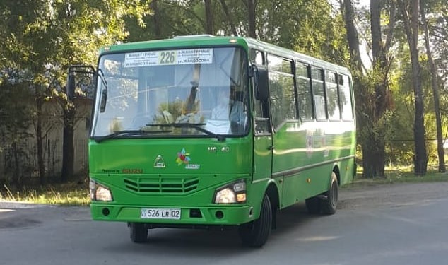 Новые автобусы вышли на рейс в Жанатурмысе