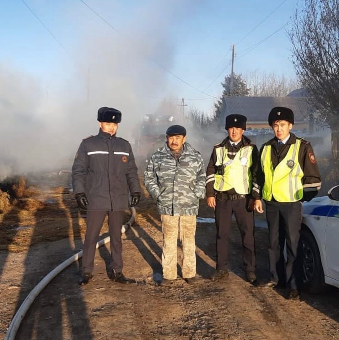 Крупный пожар предотвращен в Райымбекском районе