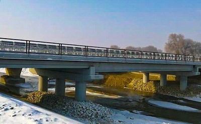 Мост через реку Большая Алматинка сдан в эксплуатацию