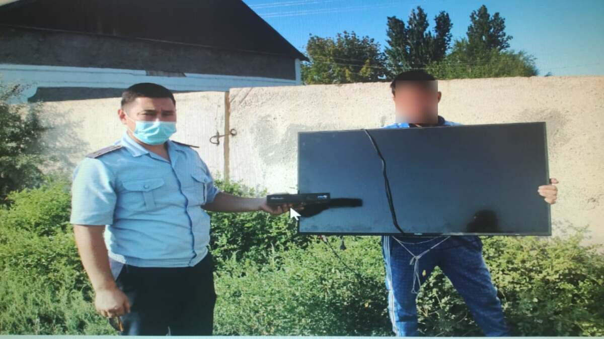 Домушник украл поливочный шланг и телевизор в селе Топар