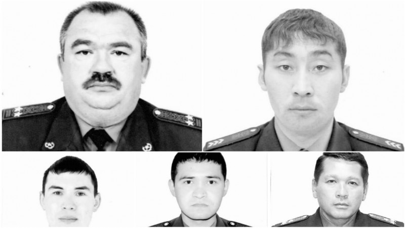 Названы имена погибших при взрыве спасателей в Жамбылской области