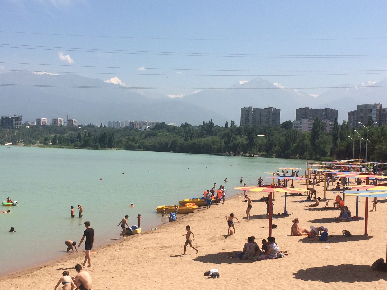 Обнаружено превышение уровня нормы содержания кишечных палочек в озере Сайран