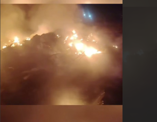 Свалка загорелась под Каскеленом: пожар возле Коксая тушат второй день