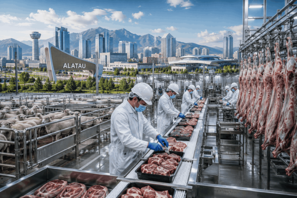 Немецкие инвесторы построят в Алатау мясокомбинат полного цикла
