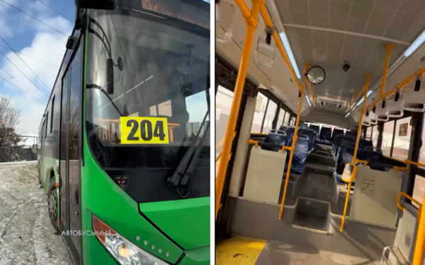 Маршрут №204 до села Белбулак переведён на автобусы увеличенной вместимости