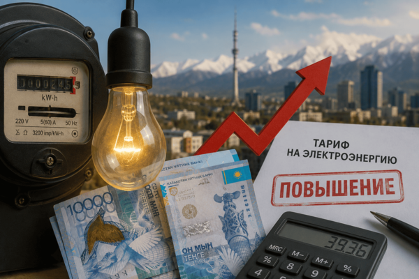 Электроэнергия может подорожать в Алматы и Алматинской области уже с 20 августа